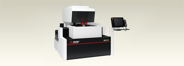 线切割放电加工机：庞大的阵容可以满足从部件加工到高精度模具加工的各种需求。三菱电机的整体解决方案有助于提高生产率。